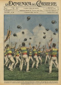 Un caratteristico gioco di forza da Achille Beltrame