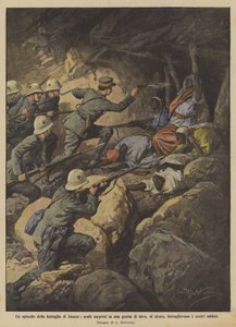 Un episodio della battaglia di Zanzur da Achille Beltrame