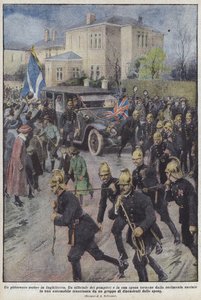 Un pittoresco corteo in Inghilterra da Achille Beltrame