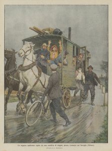 Un ragazzo undicenne rapito da una comitiva di zingari, presso Cernusco sul Naviglio (Milano) da Achille Beltrame