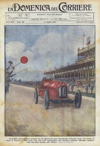 Un trionfo automobilistico italiano da Achille Beltrame
