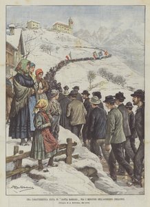 Una caratteristica festa di Santa Barbara fra i minatori dell