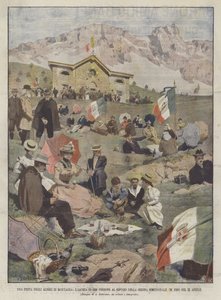 Una festa degli alberi in montagna, l