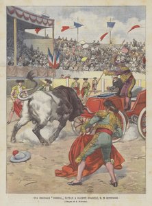 Una originale corrida fattasi a Biarritz (Francia), il 29 settembre da Achille Beltrame