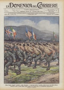 Una festa degli arditi alla fronte