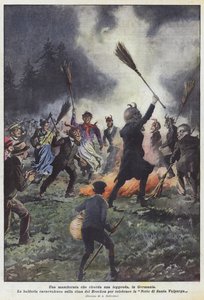 Una mascherata che ricorda una leggenda, in Germania