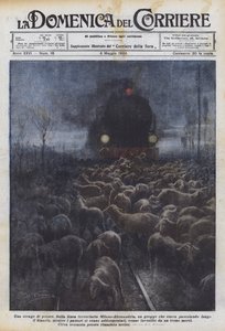 Una strage di pecore da Achille Beltrame