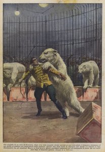 Una tragedia in un circo di Bruxelles da Achille Beltrame