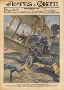 Uno scontro di nuovo genere, al Poligono di Vincennes presso Parigi da Achille Beltrame