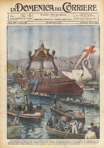 Uno spettacolo indimenticabile, la processione della Flottiglia Eucaristica sul mare di Genova