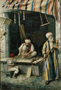 Carpentieri arabi, c.1875 da Achille Buzzi