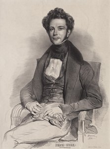 Henri Herz, pianista, 1832 da Achille Devéria