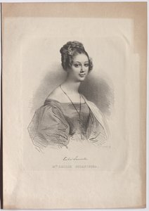 Melle. EMILIE SCZANIECKA. da Achille Devéria