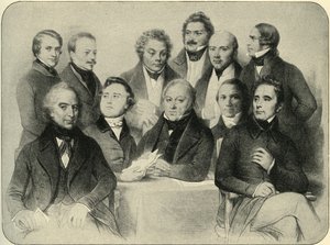 Governo provvisorio della Seconda Repubblica Francese da Achille Devéria