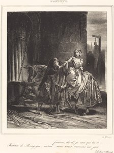 Giovanna di Borgogna da Achille Devéria