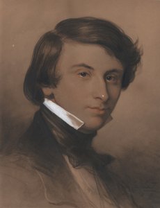 Ritratto di Alfred-Victor, Conte di Vigny 1797-1863, ca. 1825 da Achille Devéria