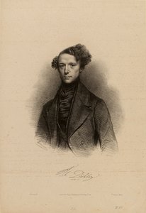 Ritratto del compositore Theodor Döhler 1814-1856 da Achille Devéria