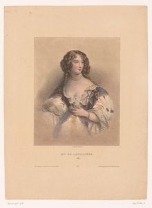 Ritratto di Louise de La Vallière da Achille Devéria