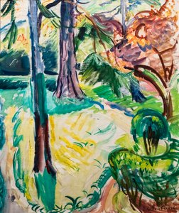 Giardino di Honfleur da Achille Emile Othon Friesz