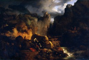 La morte di Rolando, c1818 da Achille Etna Michallon