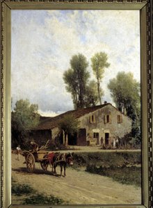 Casa natale di Giuseppe Verdi a Roncole di Busseto da Achille Formis Befani