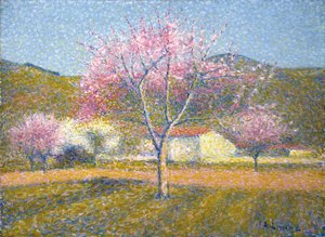 Un frutteto in primavera (Meli in fiore) da Achille Lauge