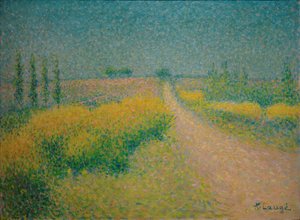 La strada con le ginestre da Achille Lauge