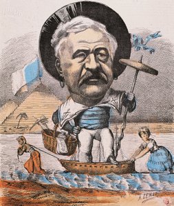 Ingegnere francese Ferdinand de Lesseps all