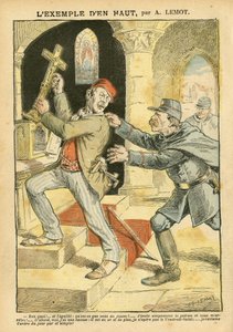 Illustrazione di Achille Lemot in Le Pelerin da Achille Lemot