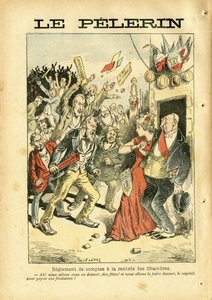 Illustrazione di Achille Lemot (1846-1909) in Le Pelerin da Achille Lemot