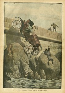 Illustrazione di Achille Lemot (1846-1909) in Le Pelerin, 05/05/07 - A Cannes, l