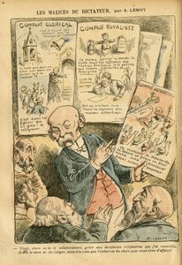 Le malizie del dittatore - Cospirazione clericale, Cospirazione realista, Cospirazione separatista - Realismo, Religione, Fede, Blocco di sinistra, Cattolicesimo - Clemenceau George da Achille Lemot