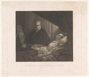 Il Tintoretto ritrae sua figlia sul letto di morte