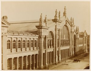 Gare du Nord, Parigi, c.1870-80 da Achille Quinet