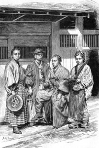 Gente di Tokyo da Achille Sirouy
