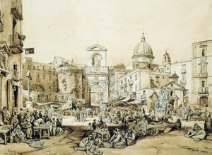 Porta Capuana a Napoli da Achille Vianelli