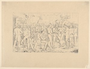Arruolamento della brigata di Sickles, New York da Confederate War Etchings da Adalbert John Volck