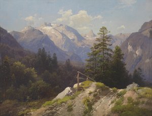 Prof. Waagen die ... Tauern da Berchtesgaden da Adalbert Waagen