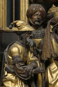 Adorazione dei Magi (dettaglio) da Adam (school of) Kraft