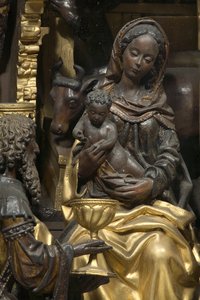 Adorazione dei Magi (dettaglio) da Adam (school of) Kraft