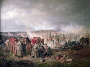 La morte del conte Seinsheim alla battaglia di Borodino nel 1812, 1862