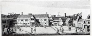 Vista sud di Arundel House a Londra, incisa da Wenceslaus Hollar nel 1646 e pubblicata nel 1792 da Adam Alexius Bierling