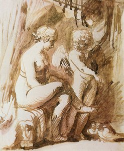 Venere e Cupido da Adam Elsheimer