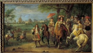Re Luigi XIV (1638-1715) e la regina Maria Teresa d