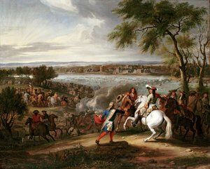 Re Luigi XIV di Francia attraversa il Reno, 12 giugno 1672 da Adam Frans van der Meulen