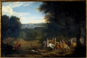 Luigi XIV a caccia da Adam Frans van der Meulen