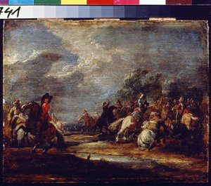 Una battaglia da Adam Frans van der Meulen