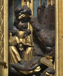 Adorazione dei Magi (dettaglio) da Adam Kraft