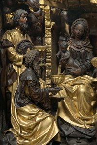 Adorazione dei Magi (dettaglio) da Adam Kraft