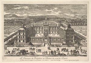 Il Castello di Richelieu in Poitou dal Lato dell
